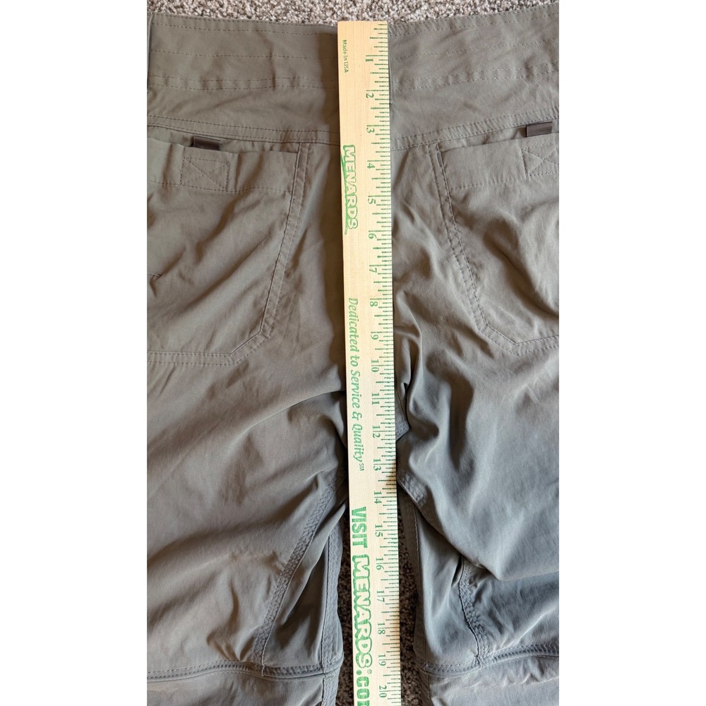 Kuhl Renegade Convertible Stealth Pants Mens 33x32 Khaki Hiking Cargo Trousers - Picture 10 of 11